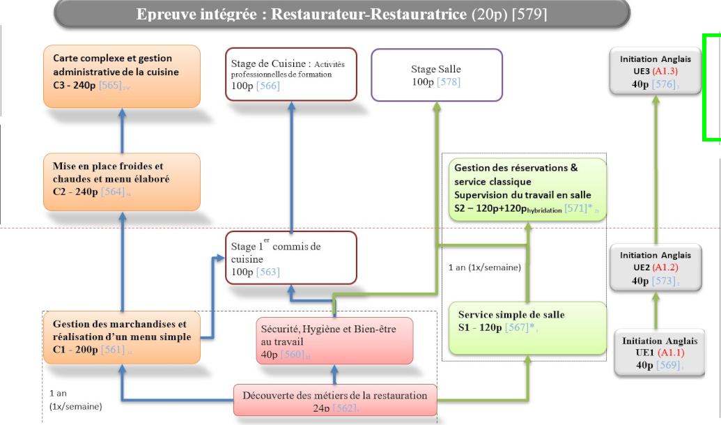 Organigramme : Restaurateur-Cuisinier