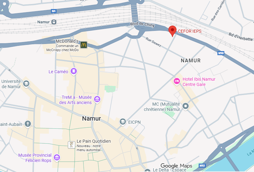 carte de l'établissement